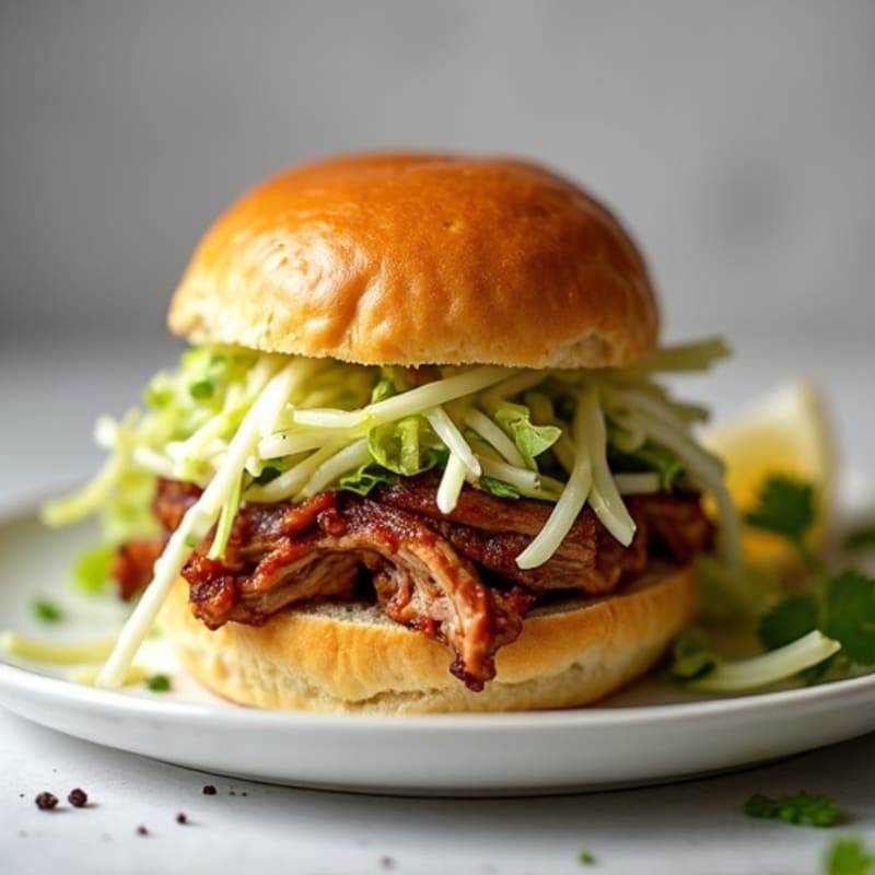 Slow-Cooked Pulled Pork Sliders with Crunchy Slaw