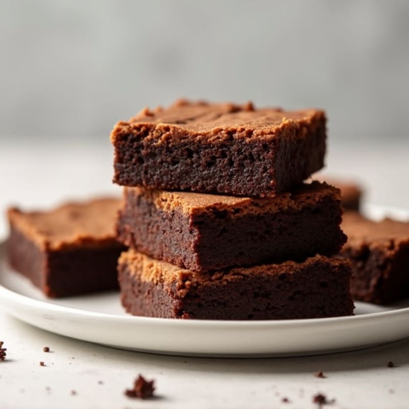 High Protein Fudgy Sweet Potato Brownies