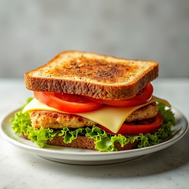 Crispy Layered Chicken and Veggie Melt