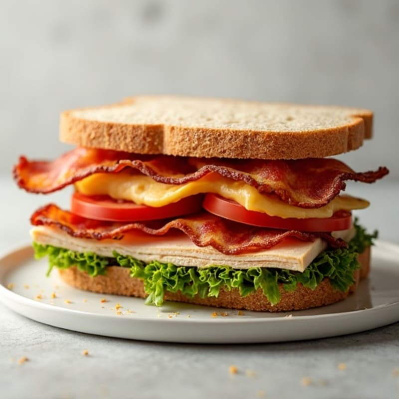 Turkey and Crispy Bacon Whole Grain Club