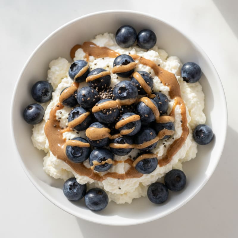 Creamy Greek Yogurt Protein Pudding with Berries