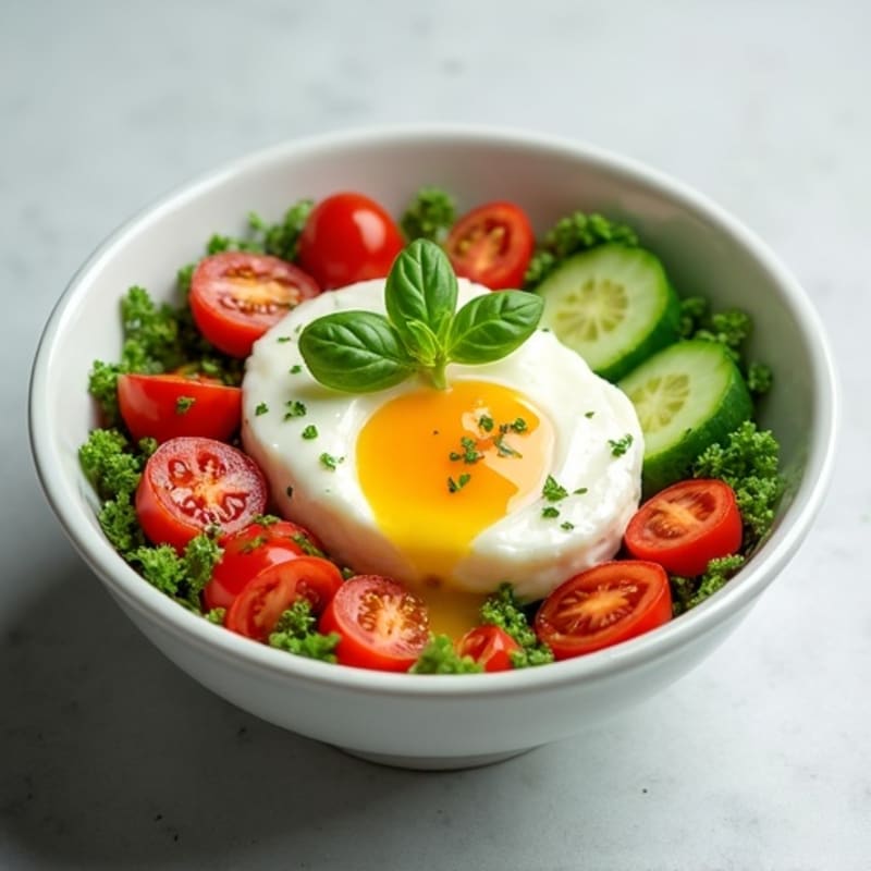 Savory Protein-Packed Cottage Cheese Bowl with Fresh Herbs