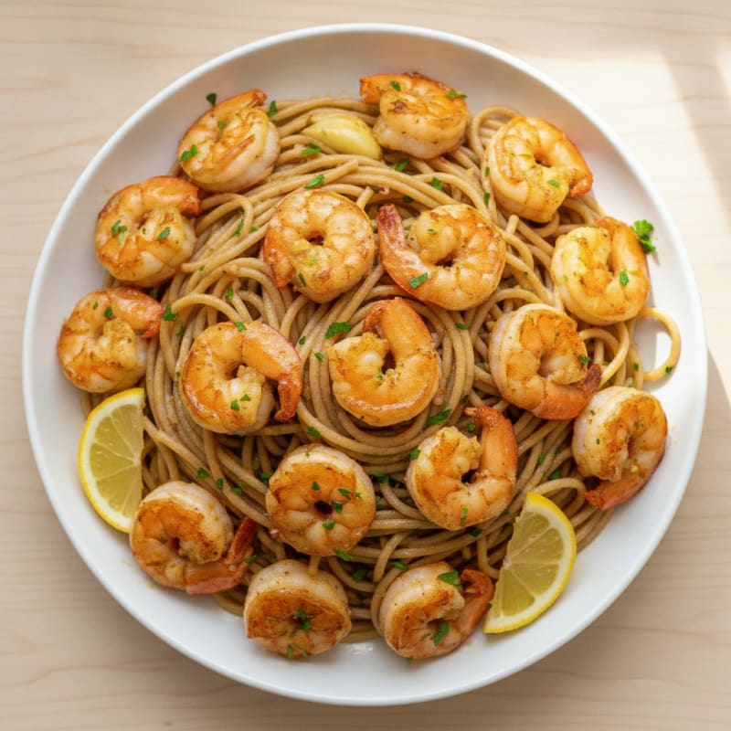 Garlic Butter Shrimp Scampi Pasta
