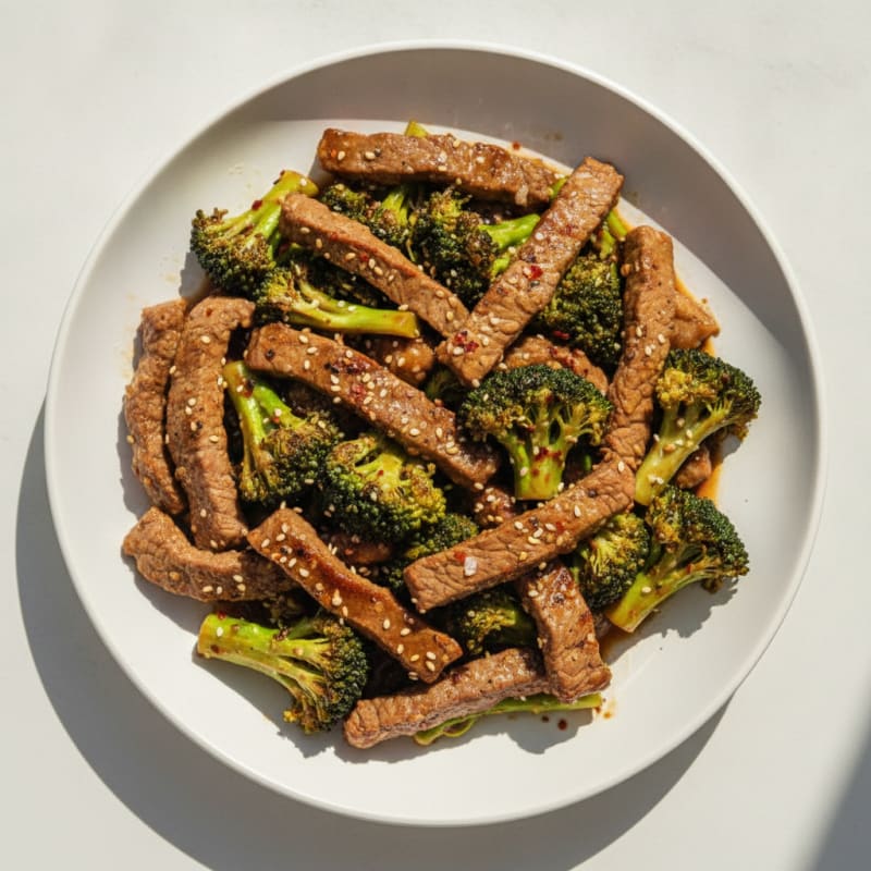 Sesame Beef and Broccoli Stir-Fry
