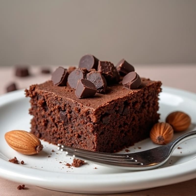 Protein-Rich Dark Chocolate Almond Cake