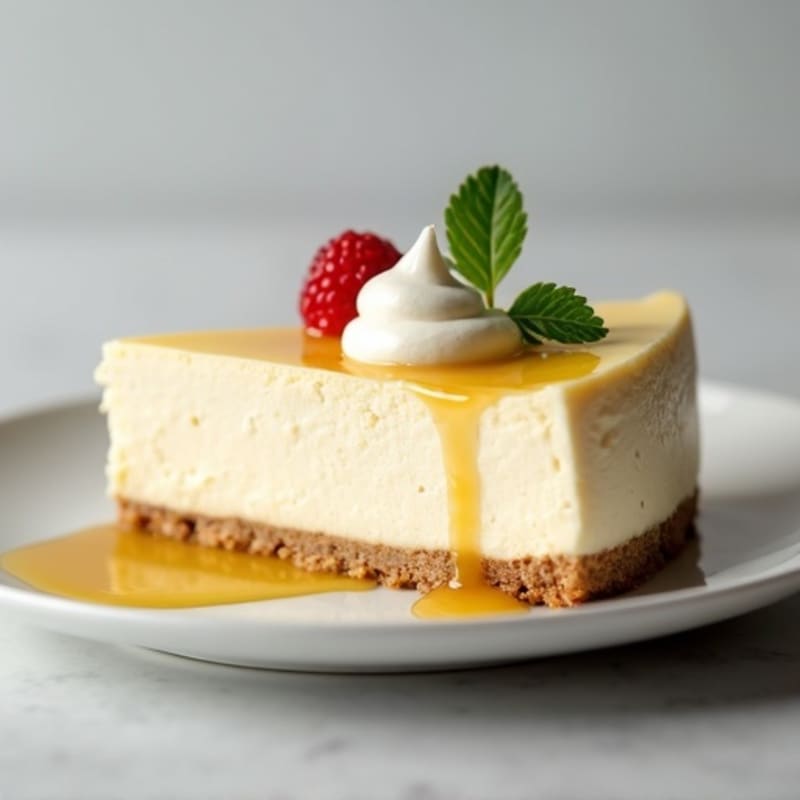 Creamy Greek Yogurt Protein Cheesecake