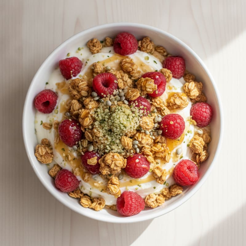 Berry Yogurt Parfait with Granola Crunch