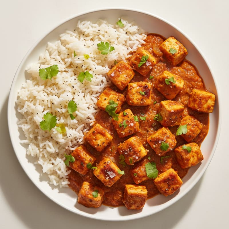 Creamy Spiced Chicken Masala with Basmati