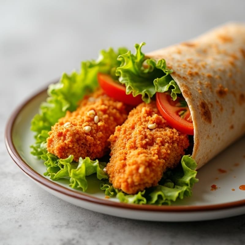 Crispy Buffalo Ranch Chicken Wrap