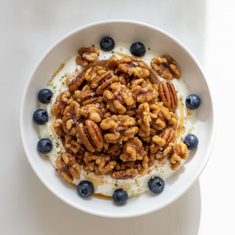 Maple-Glazed Mixed Nuts Medley