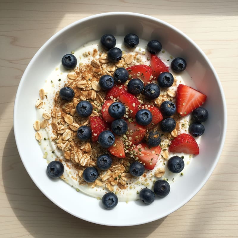Berry Protein Yogurt Power Bowl