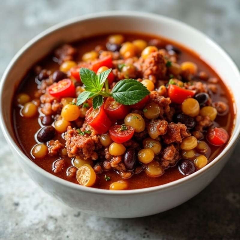 Hearty Beef and Bean Chili