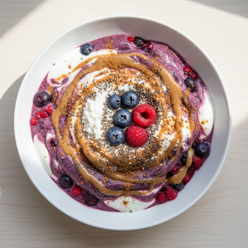 Creamy Mixed Berry Smoothie Delight