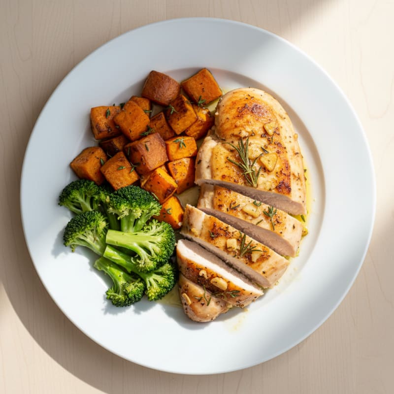 Garlic Herb Roasted Chicken Breast