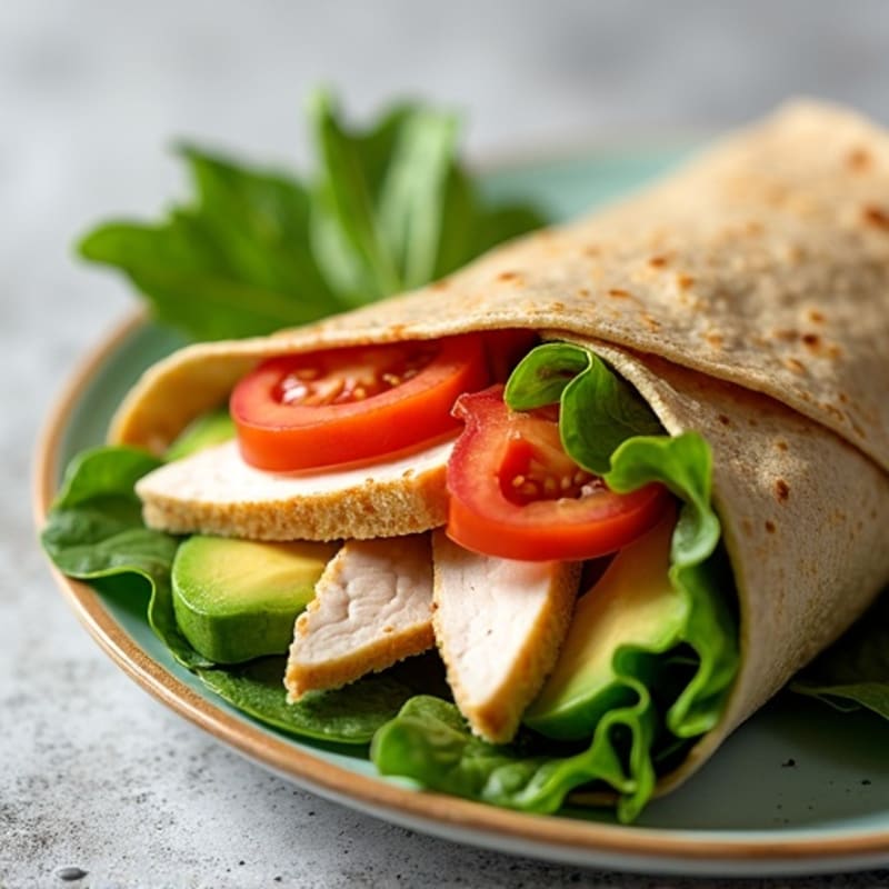 Fresh Turkey Avocado Wrap