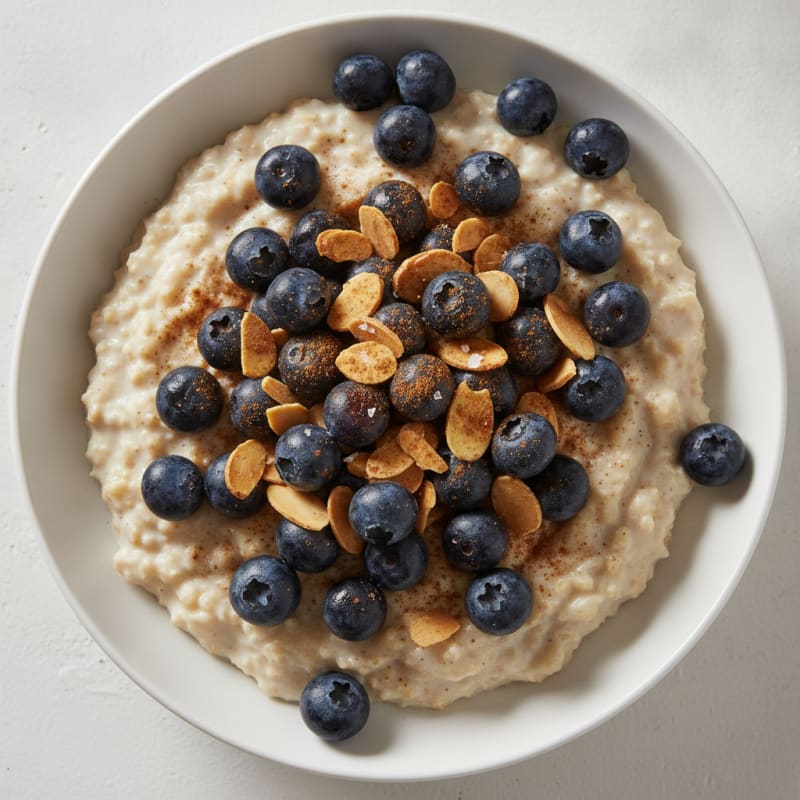 Blueberry Almond Overnight Oats