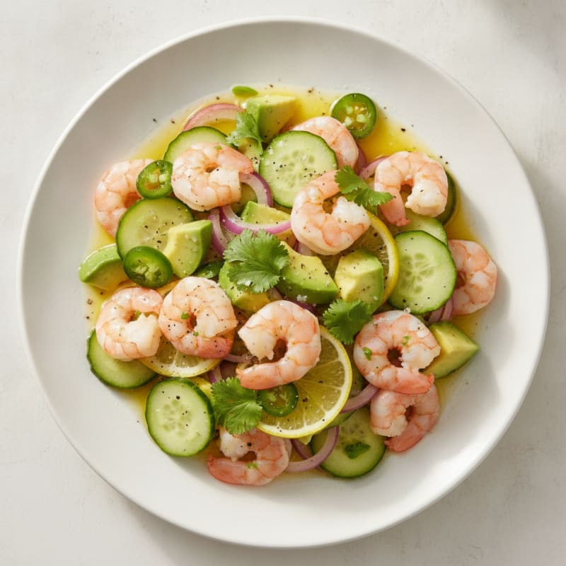 Shrimp and Avocado Ceviche with Citrus