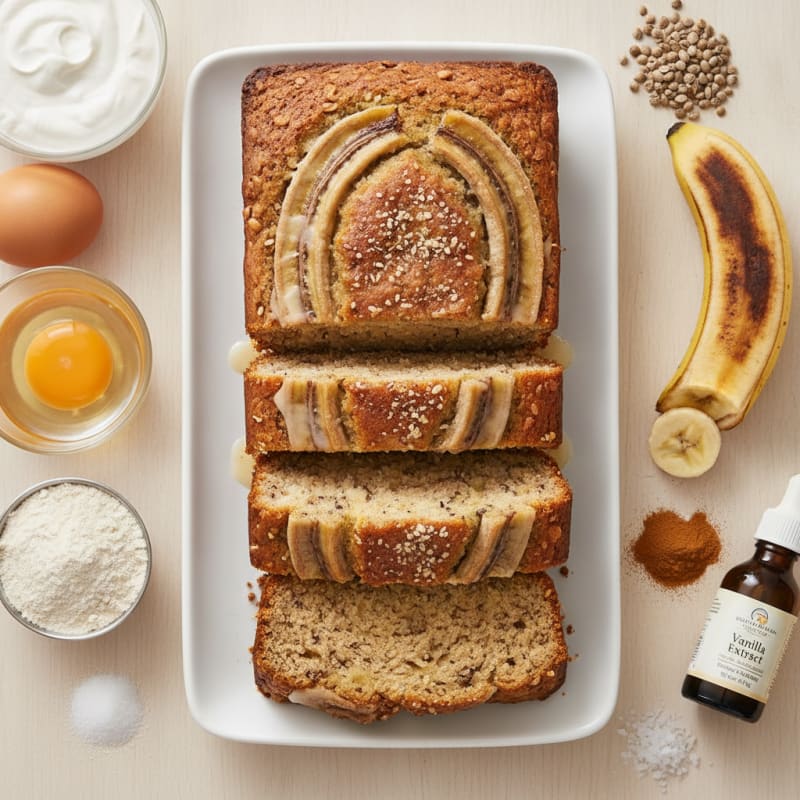 High-Protein Banana Bread Loaf
