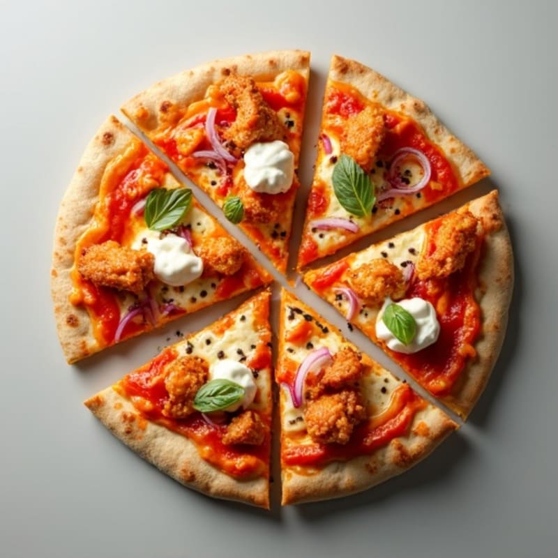 Sheet Pan Crispy Buffalo Chicken Pizza