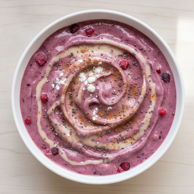 Berry Vanilla Protein Smoothie
