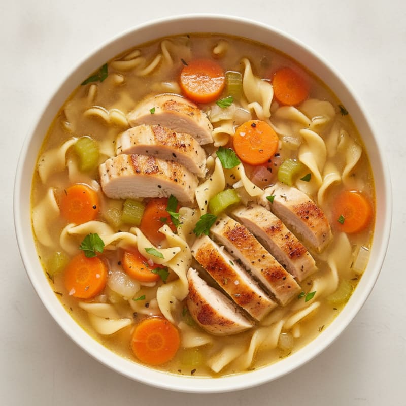 Hearty Chicken Noodle Soup