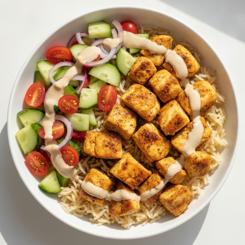Chicken Shawarma Rice Bowl