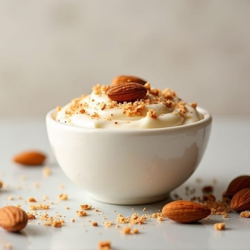 Greek Yogurt Protein Pudding with Almonds