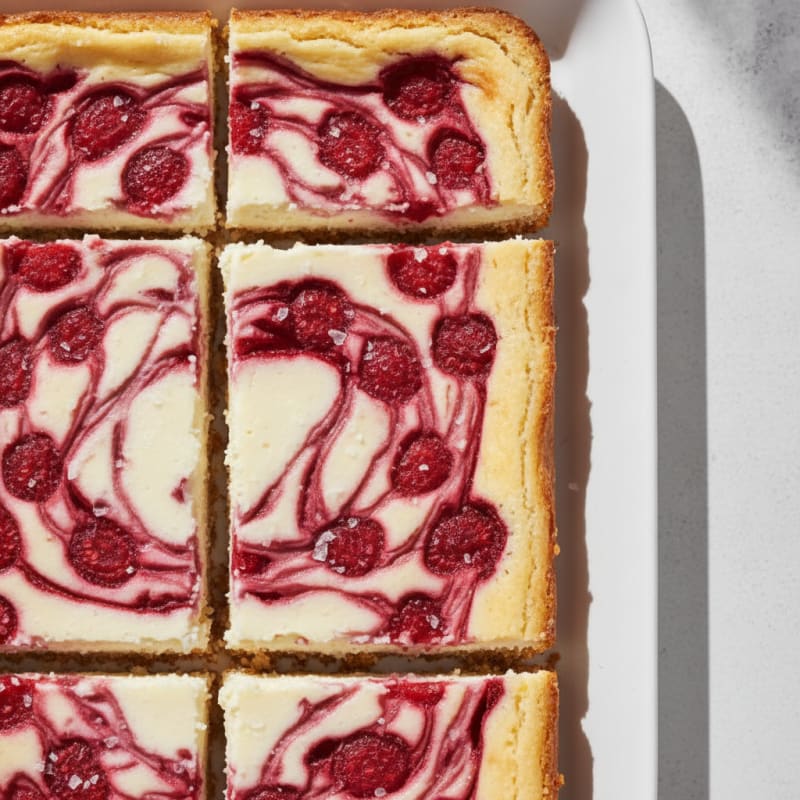 Berry Swirl Cheesecake Bars