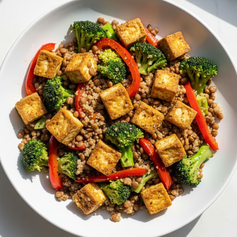 Quinoa Power Bowl with Roasted Vegetables