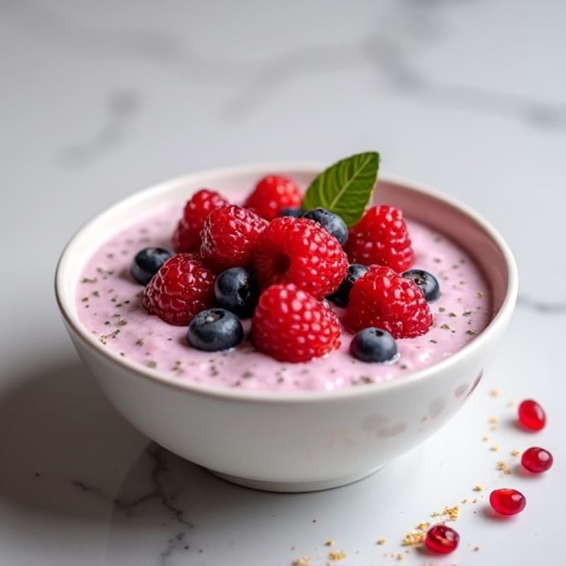 Creamy Berry Chia Pudding