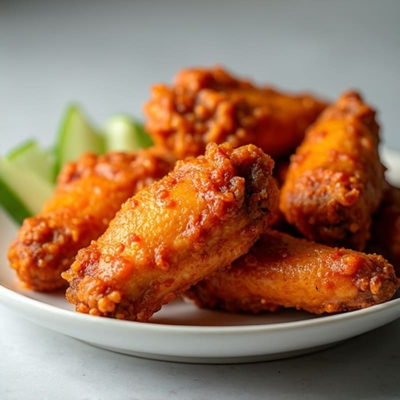 Crispy Baked Buffalo Chicken Wings