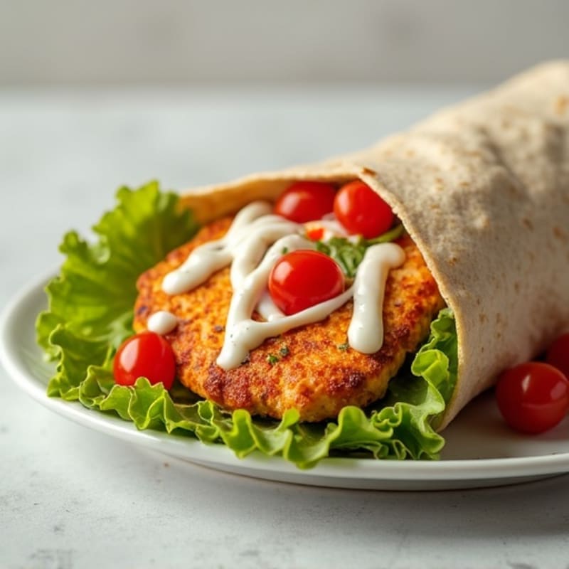 Crispy Buffalo Ranch Chicken Wrap