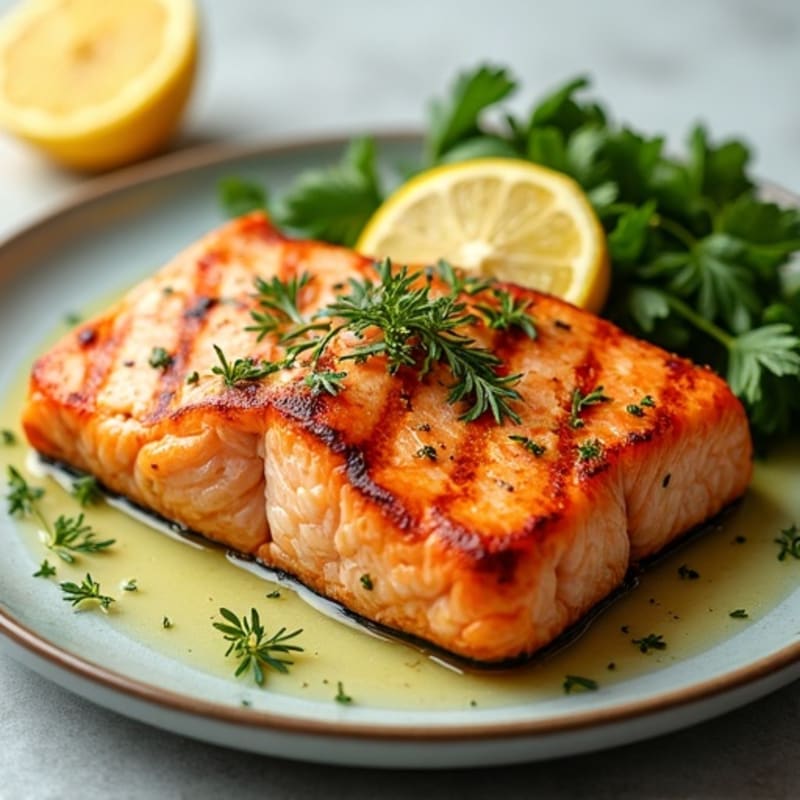 Lemon Herb Grilled Salmon