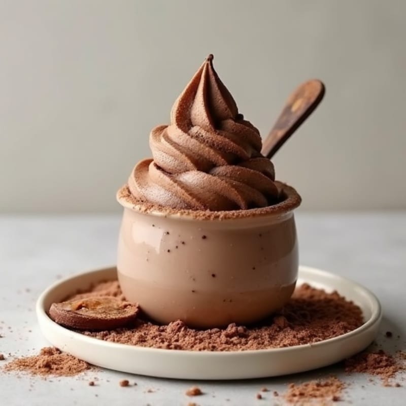 Protein-Packed Chocolate Almond Nice Cream