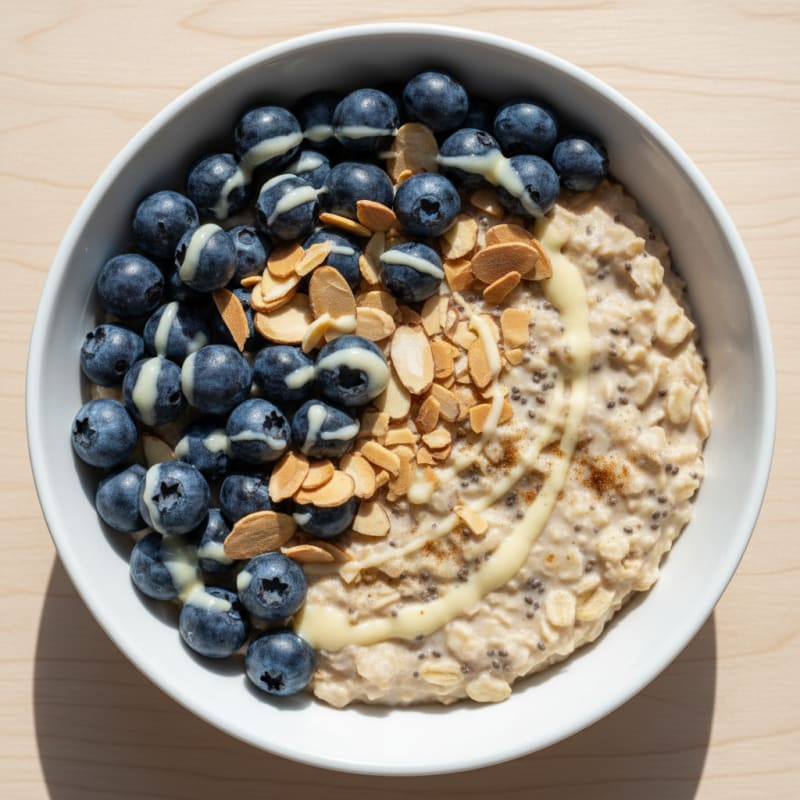 Blueberry Almond Overnight Oats