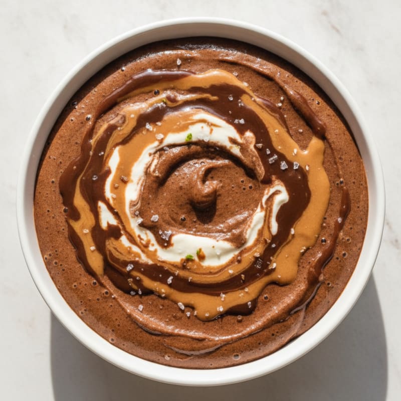 Protein Chocolate Mousse with Silken Tofu and Peanut Butter