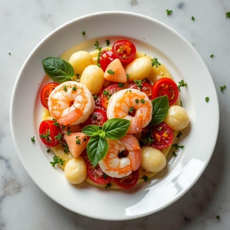 Pillowy Ricotta Gnocchi with Fresh Herbs and Blistered Cherry Tomatoes