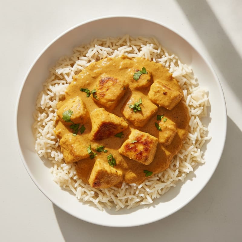 Clean Chicken Tikka Masala with Basmati Rice