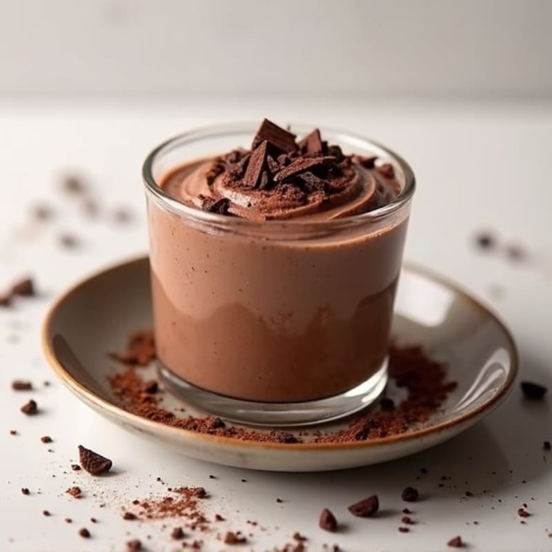 Silky Chocolate Protein Pudding with Greek Yogurt