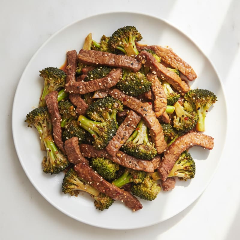 Sesame Beef & Broccoli Stir-Fry