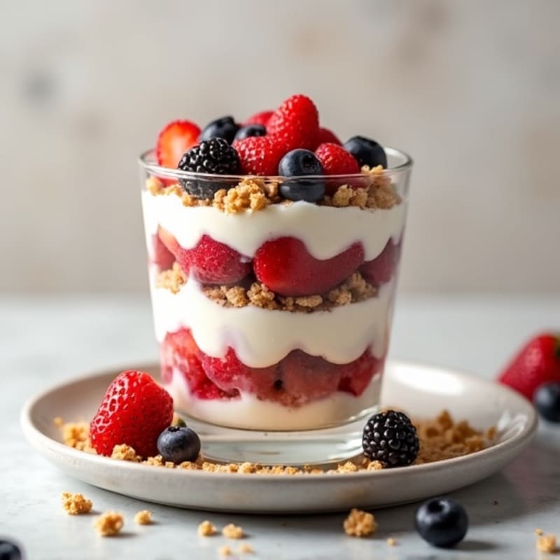 Greek Yogurt Cheesecake Parfait