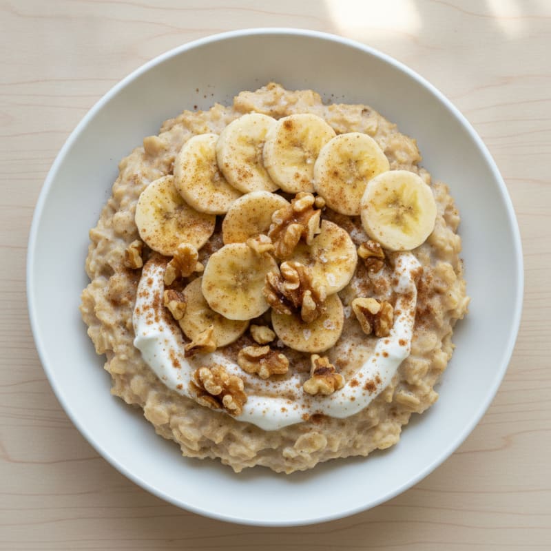 Banana Nut Oatmeal Bowl