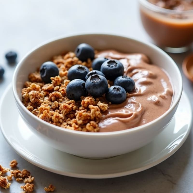 Silky Chocolate Protein Yogurt Bowl