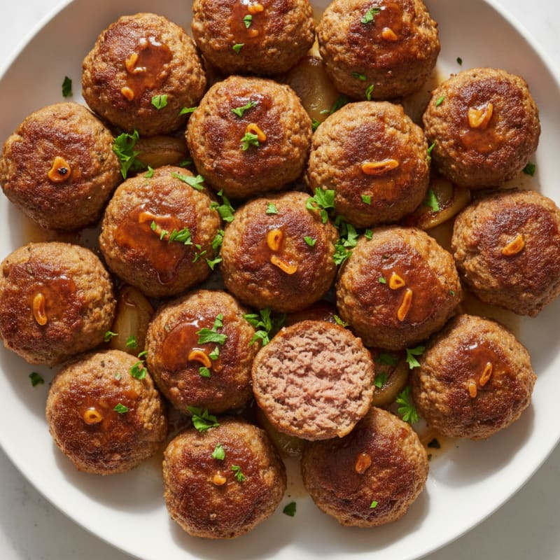 Savory Dinner Meatball Bites