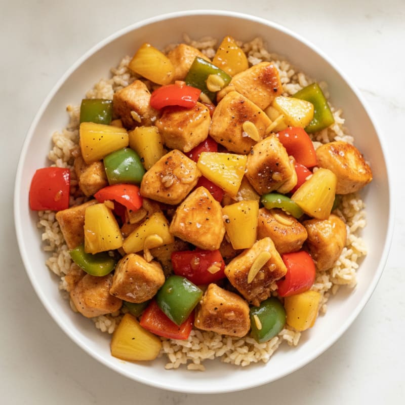 Sweet and Sour Chicken Stir-Fry