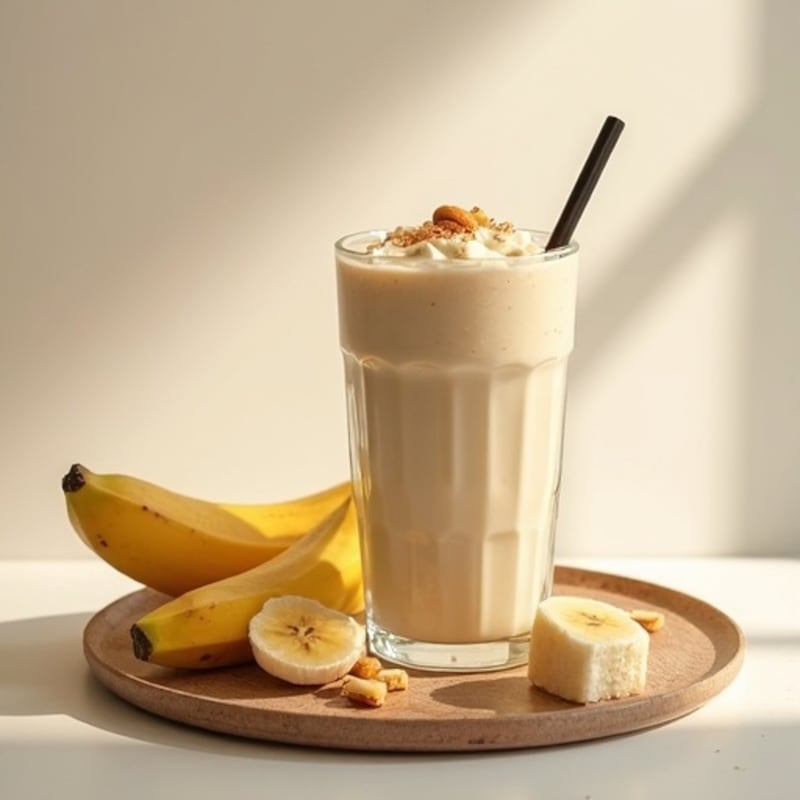 Creamy Banana Almond Butter Smoothie