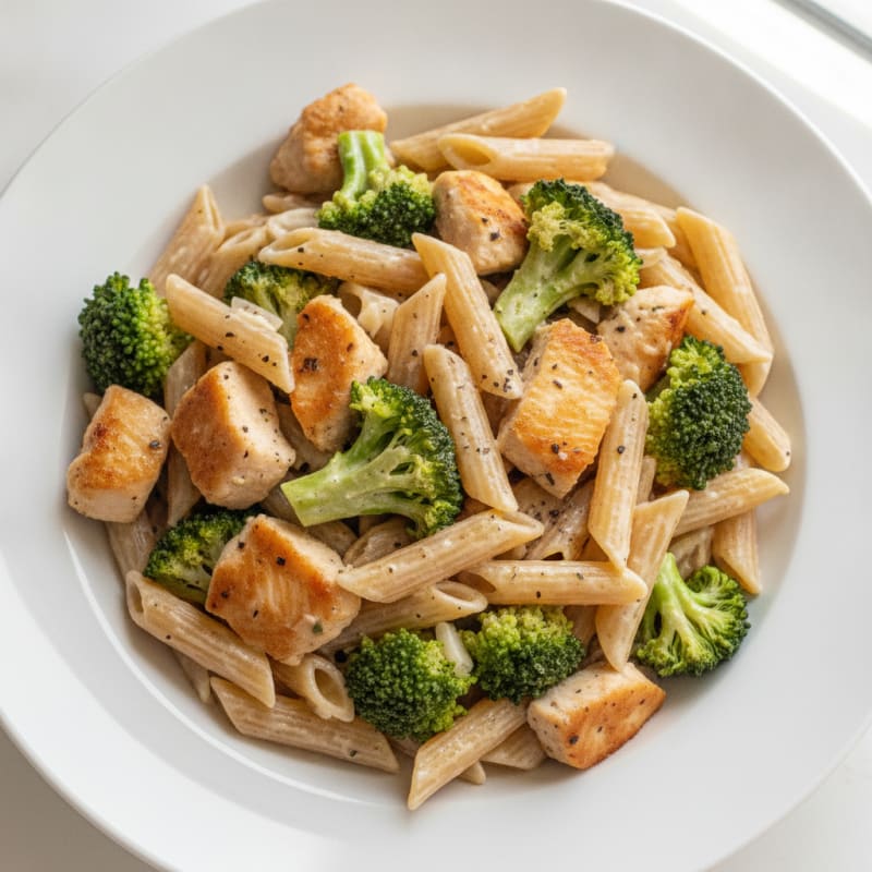 Garlic Parmesan Chicken Alfredo Pasta