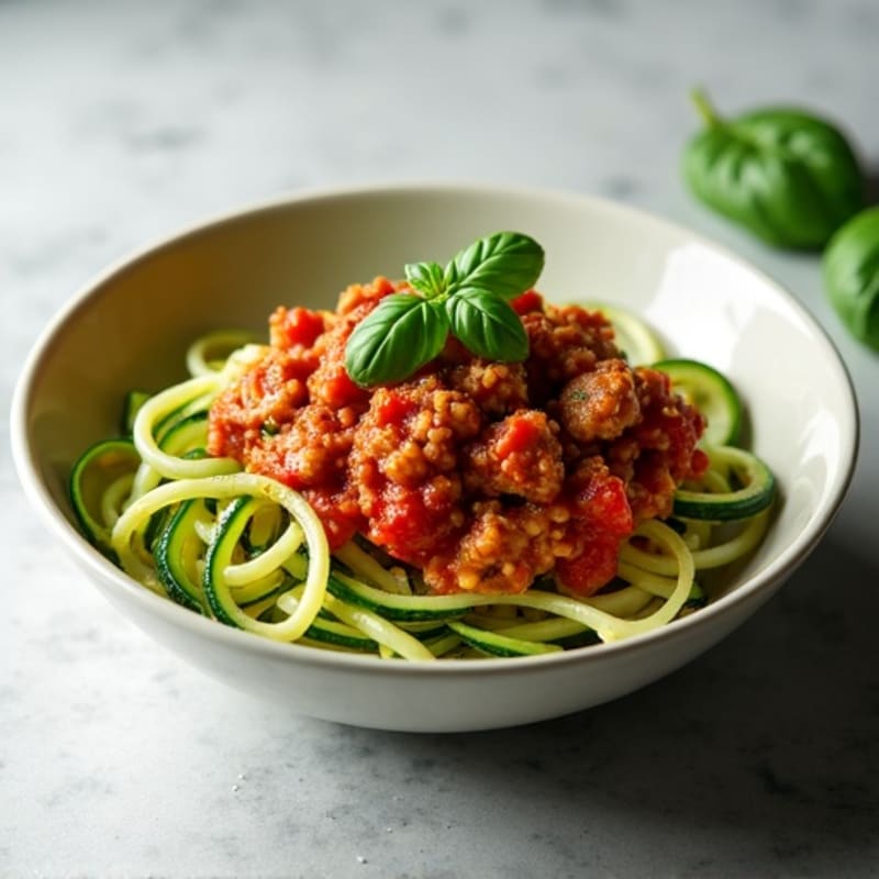 Protein-Packed Turkey and Zucchini Noodle Marinara