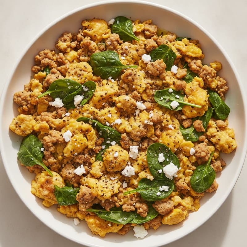 Chia Seed Power Scramble with Eggs