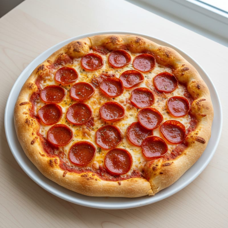 Stuffed Crust Pepperoni Pizza